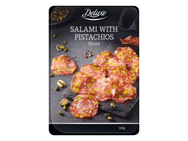 Salami mit Pistazien