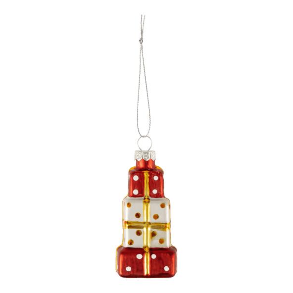 HOME CREATION(R) 				Weihnachtsbaumanhänger aus Glas, 2 St.