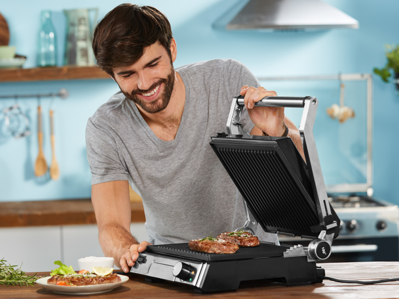 SILVERCREST(R) Kontaktgrill 3-in-1
