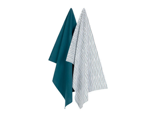 Livarno Home Tea Towels - 2 pack