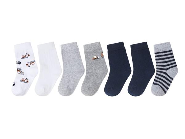 Boys' socks, 7 pairs