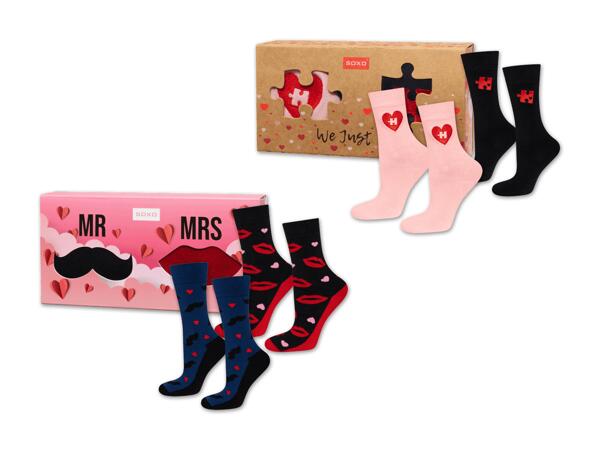 Damen/Herren Socken Geschenkbox
