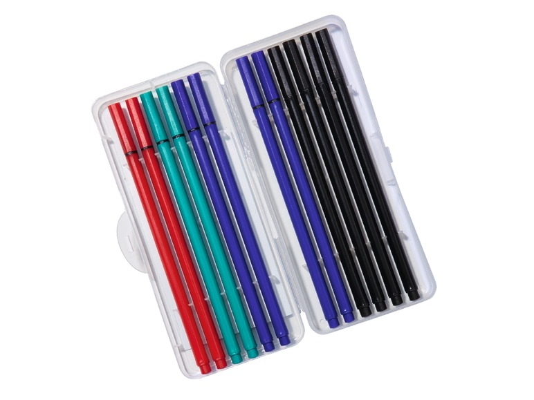 Fineliner Pens, 12 pieces