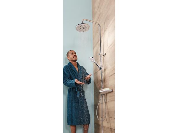 Overhead Shower Kit with Shelf