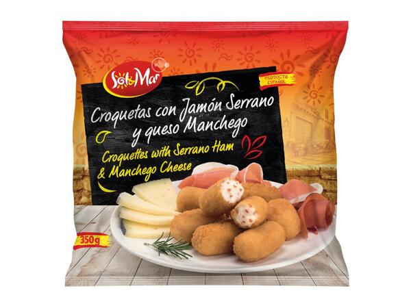 Croquettes with Serrano Ham & Manchego Cheese