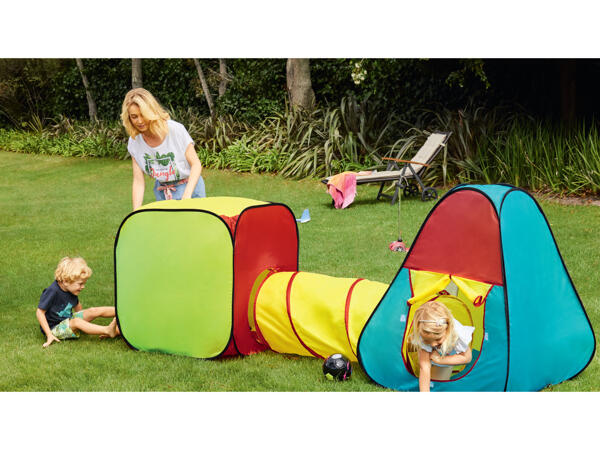 PLAY TENT WITH TUNNEL