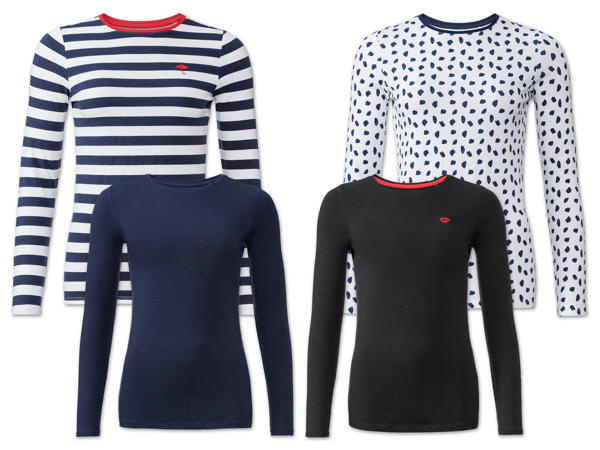 ESMARA(R) Damen Langarmshirt, 2 Stück1