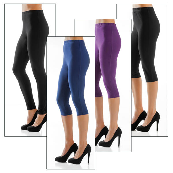 Komfort-Leggings lang oder Capri