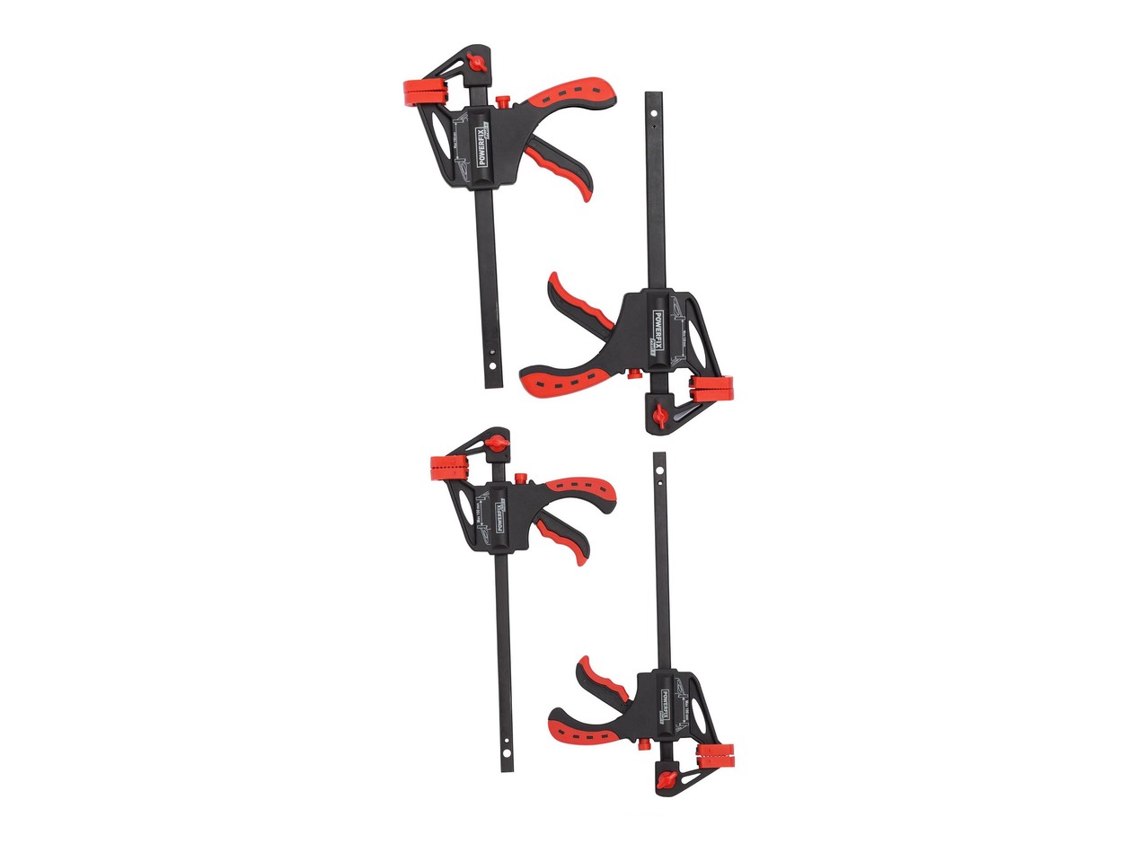 One-Handed Bar Clamps, 2 or 4 pieces