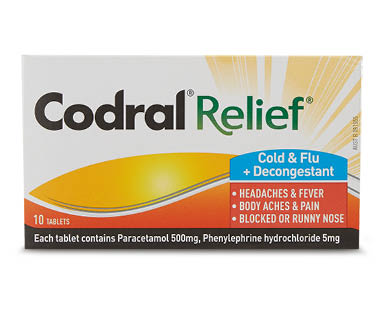 Codral or Sudafed 10pk