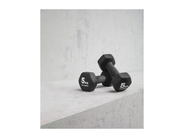 Crivit 5kg Dumbbell - Set of 2