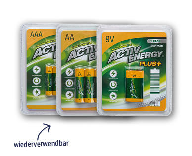 ACTIVE ENERGY Hochleistungs-Akkus