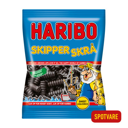 HARIBO 
Skipper skrå