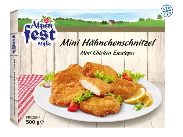 Alpenfest Mini Chicken Escalopes