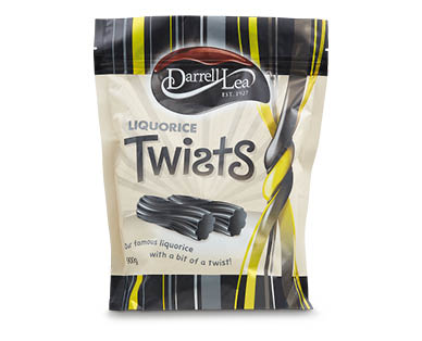 Darrell Lea Black Liquorice Twists 900g