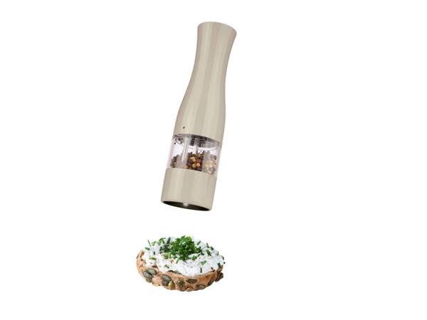 Silvercrest Kitchen Tools Electric Salt Or Pepper Mill - Beige