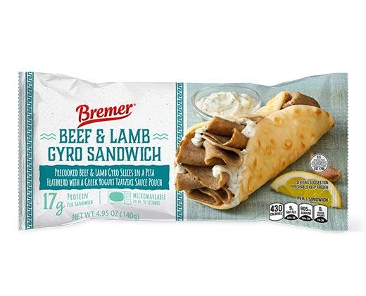 Bremer Beef or Chicken Gyro Sandwiches