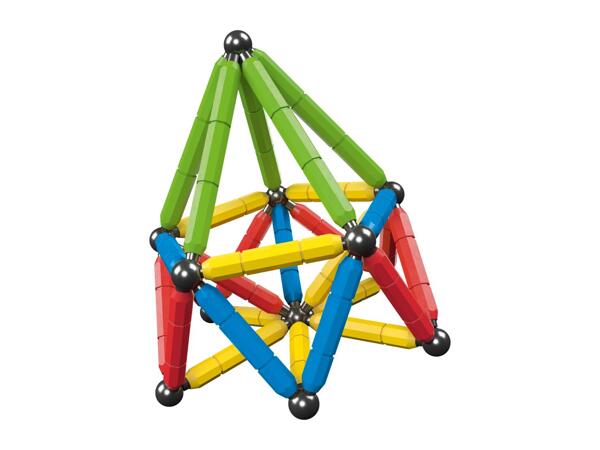 Lupilu Multicoloured Magnetic Building Set - 60 Pieces