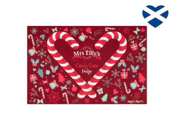 Mrs Tilly's Candy Cane Fudge