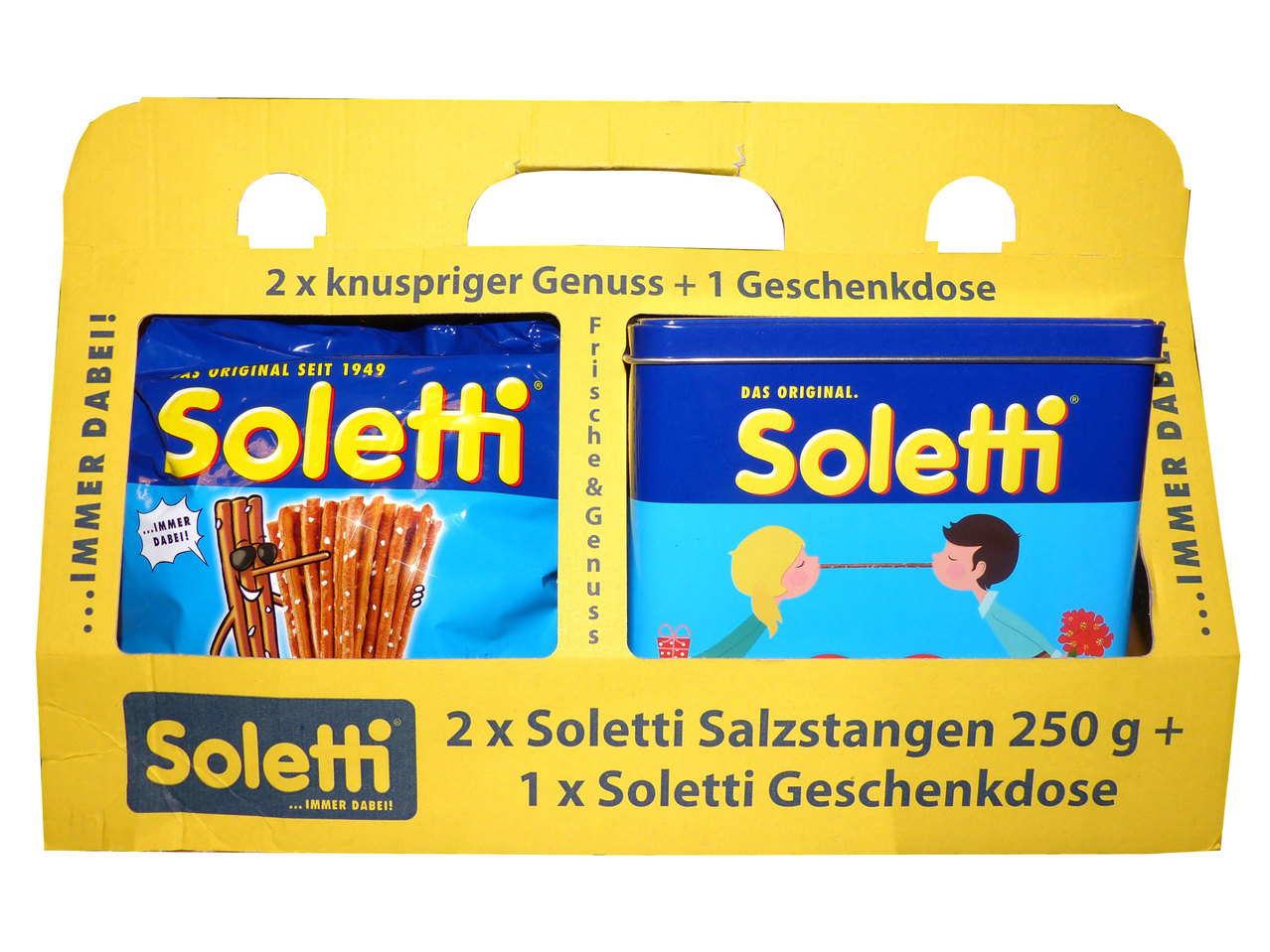 SOLETTI Salzstangen und Geschenkdose