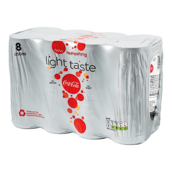 COCA-COLA(R) Coca-Cola light, 8 st.