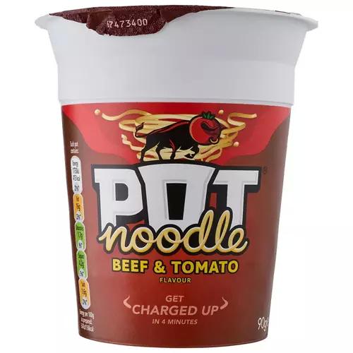 Beef & Tomato Flavoured Pot Noodle 90g