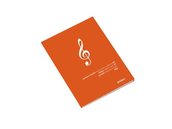 Ambar(R) Caderno de Música A4