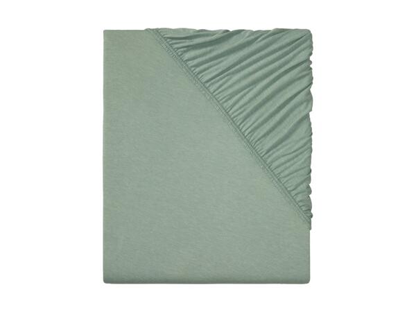 Jersey Fitted Sheet Double