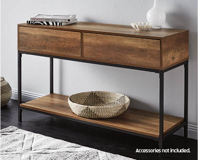 Industrial Console Table