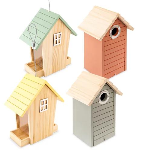 BELAVI modernes Vogelhaus/Futterstation