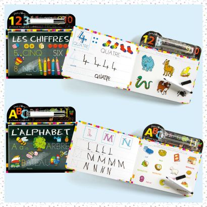 Livre "Les chiffres" ou "L'alphabet"