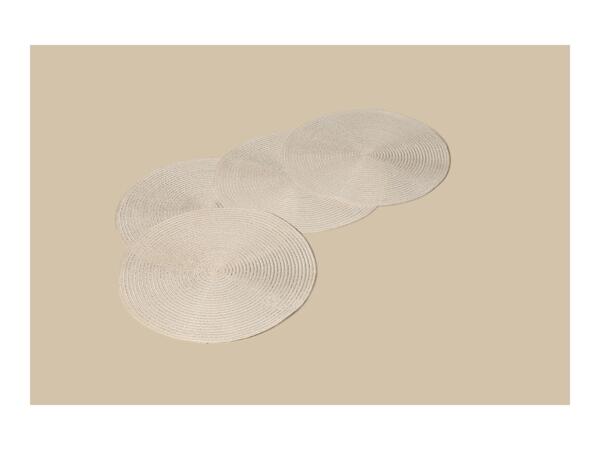 Beige Placemats - Set of 4