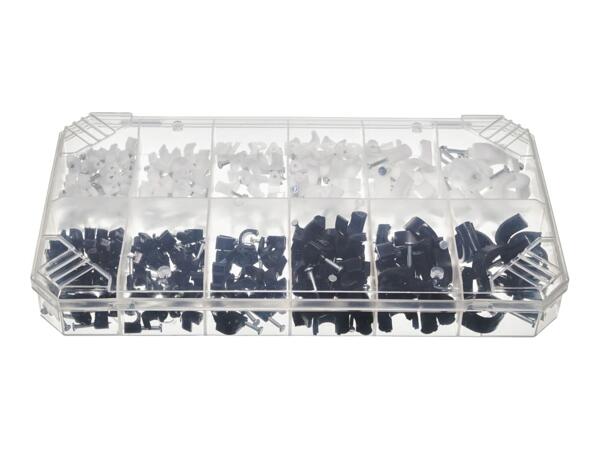 Parkside Cable Clamp Assortment - 264 Pieces
