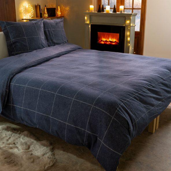 NOVITESSE(R) 	 				XXL-Flanell-Bettdeckenbezug, 2 Pers.