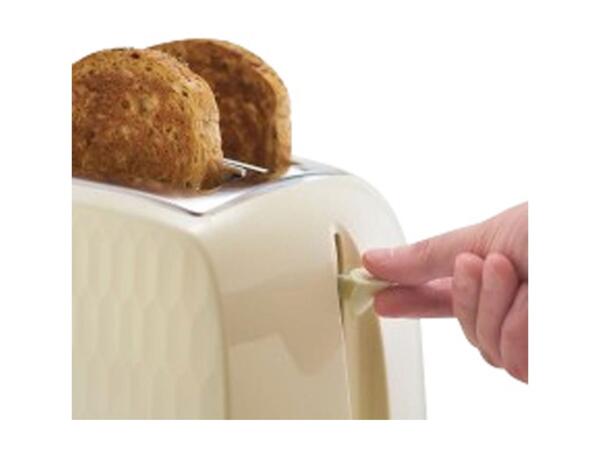Russell Hobbs Honeycomb Toaster - Cream