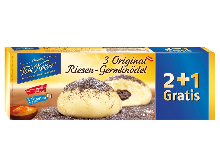 TONI KAISER Riesen-Germknödel