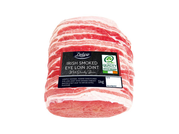 SMOKED BACON LOIN JOINT WRAPPED IN BACON