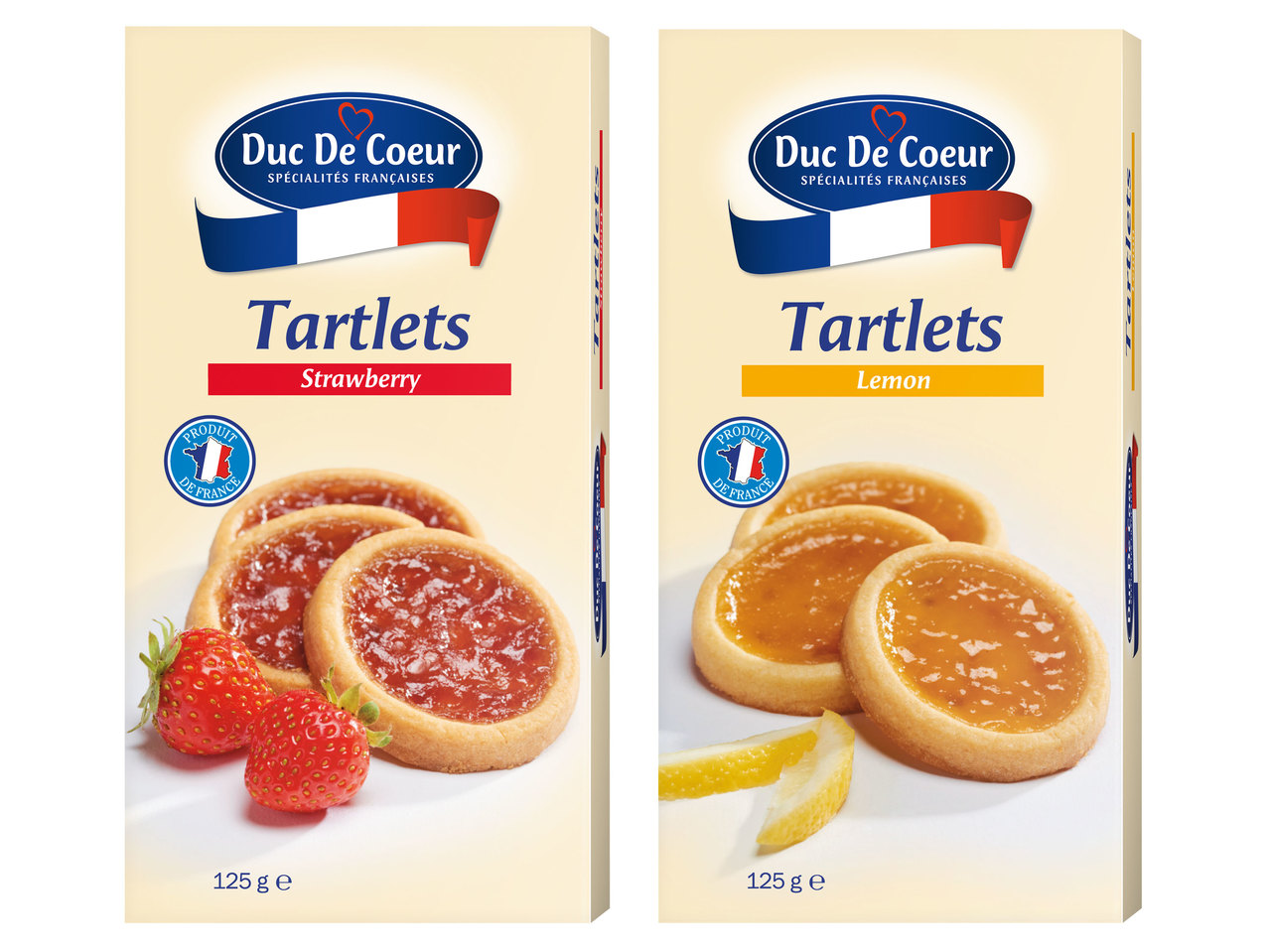DUC DE COEUR Tartlets-Französische Törtchen