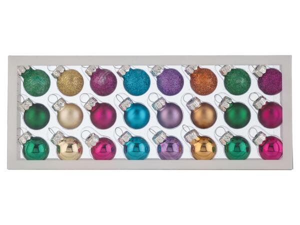 Christmas Baubles, 10 or 24 Pieces