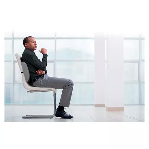 Memory Foam Lumbar Cushion, Gray