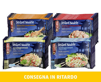 ASIA 
 PIATTI ASIATICI ISTANTANEI A BASE DI NOODLES