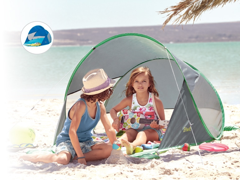 CRIVIT Pop-Up Beach Shelter 120 x 90 x 200cm
