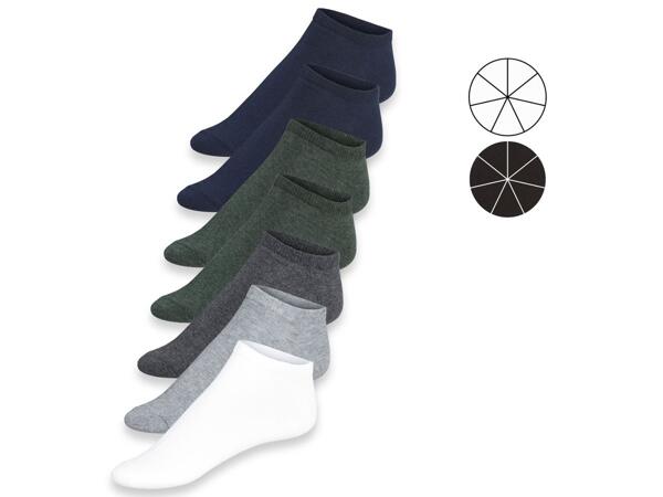 Men's Trainer Socks, 7 pairs