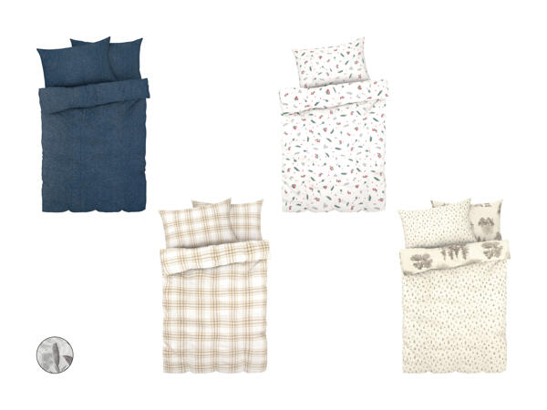 Parure de lit en flanelle