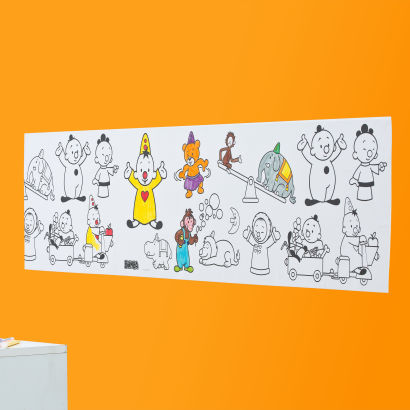 Rouleau de couleur autocollant