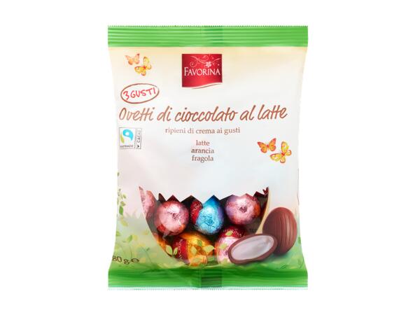 Milk Chocolate Eggs with filling