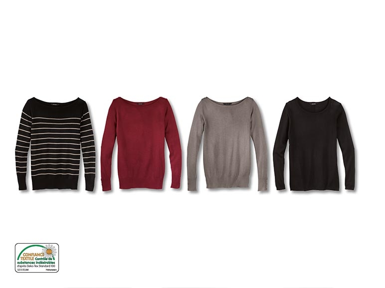 Pull à mailles fines