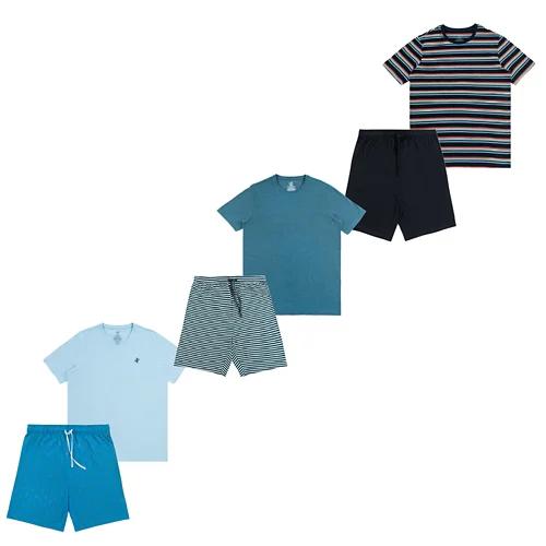 UP 2 FASHION Herren Kurz Pyjama