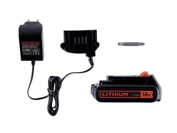 BLACK+DECKER(R) Batteridreven slagboremaskine