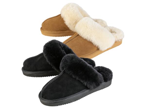 Fårskinnstofflor